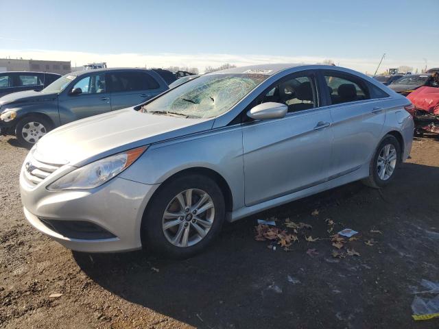 5NPEB4AC0EH868512 - 2014 HYUNDAI SONATA GLS SILVER photo 1