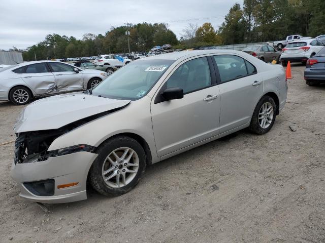 3FAHP0GAXAR216457 - 2010 FORD FUSION S GRAY photo 1