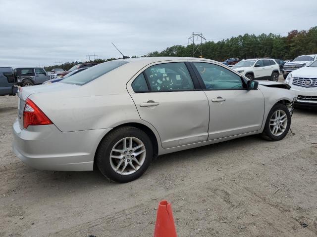 3FAHP0GAXAR216457 - 2010 FORD FUSION S GRAY photo 3