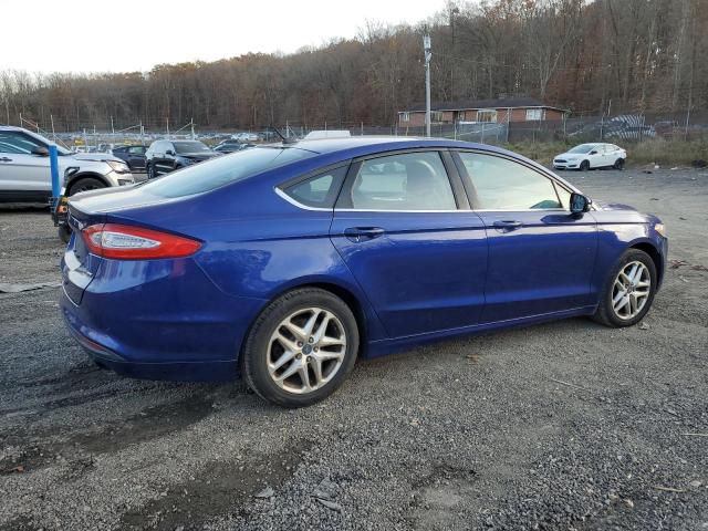 3FA6P0H74DR107250 - 2013 FORD FUSION SE BLUE photo 3