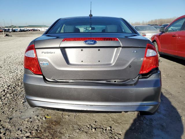 3FAHP0HA8BR327931 - 2011 FORD FUSION SE GRAY photo 6