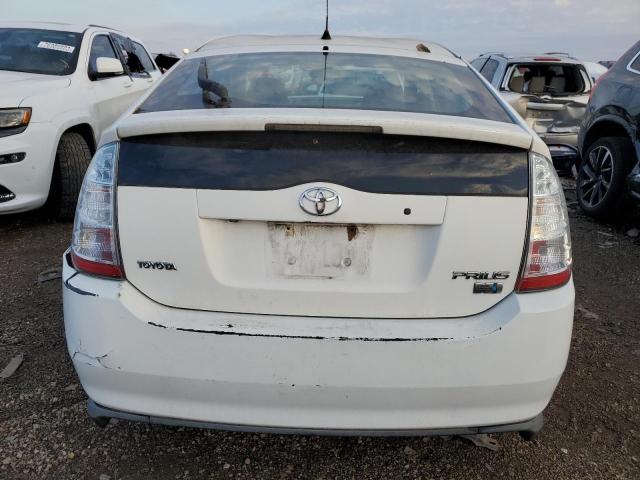 JTDKB20U377576233 - 2007 TOYOTA PRIUS WHITE photo 6