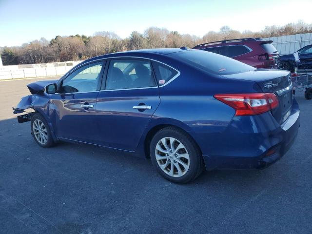 3N1AB7AP4JL634633 - 2018 NISSAN SENTRA S BLUE photo 2