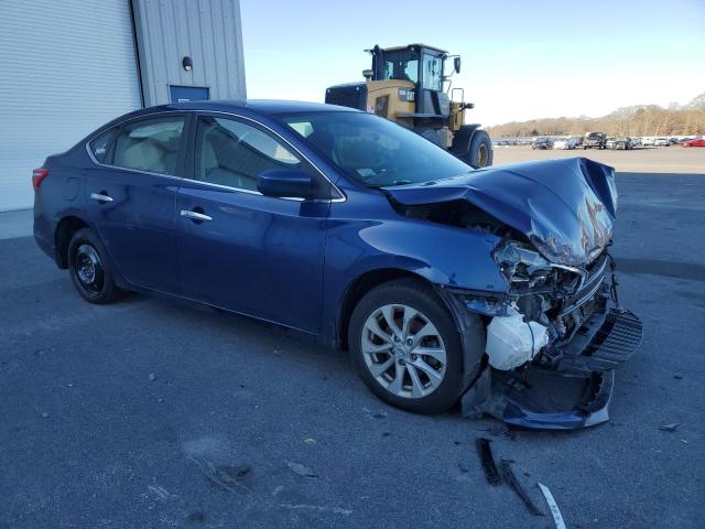 3N1AB7AP4JL634633 - 2018 NISSAN SENTRA S BLUE photo 4