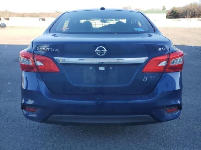 3N1AB7AP4JL634633 - 2018 NISSAN SENTRA S BLUE photo 6