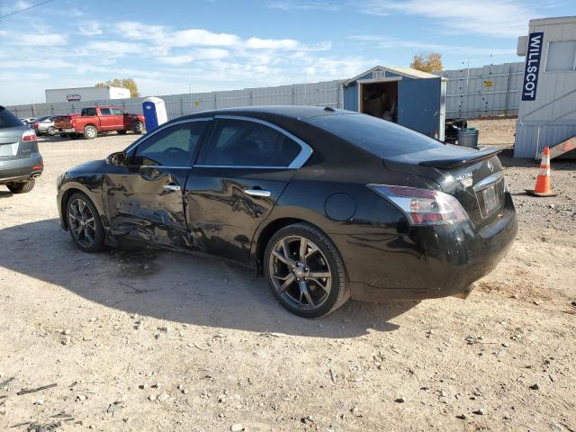 1N4AA5AP0DC813620 - 2013 NISSAN MAXIMA S BLACK photo 2