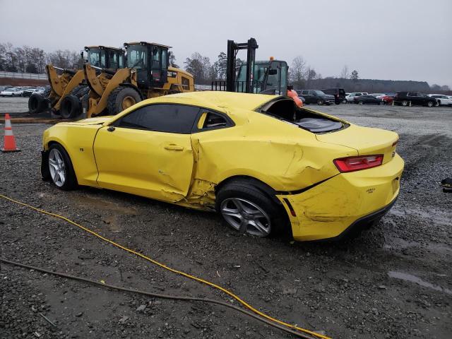 1G1FB1RX9H0179802 - 2017 CHEVROLET CAMARO LT YELLOW photo 2