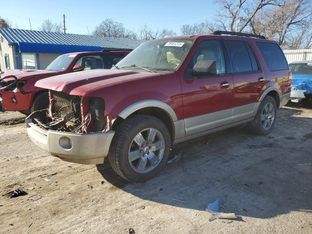 1FMFU175X9LA00648 - 2009 FORD EXPEDITION EDDIE BAUER RED photo 1