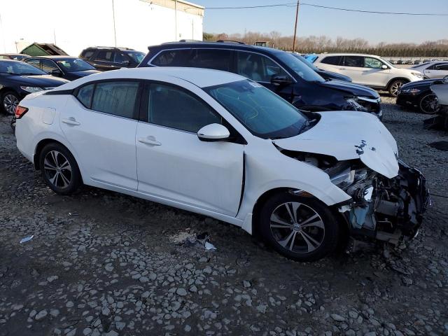 3N1AB8CV9LY213868 - 2020 NISSAN SENTRA SV WHITE photo 4