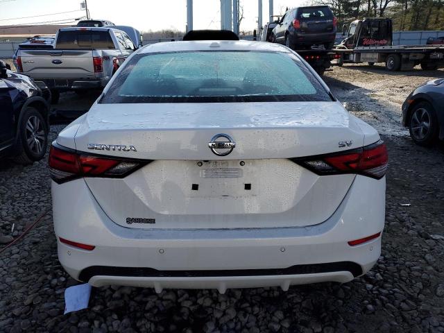 3N1AB8CV9LY213868 - 2020 NISSAN SENTRA SV WHITE photo 6