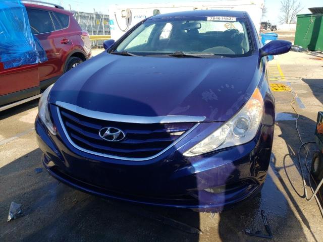 5NPEB4AC3CH320565 - 2012 HYUNDAI SONATA GLS BLUE photo 5