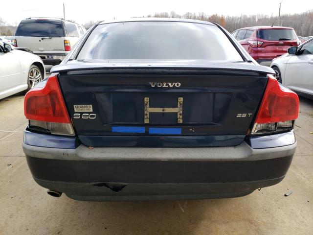 YV1RS59VX42399842 - 2004 VOLVO S60 2.5T BLUE photo 6