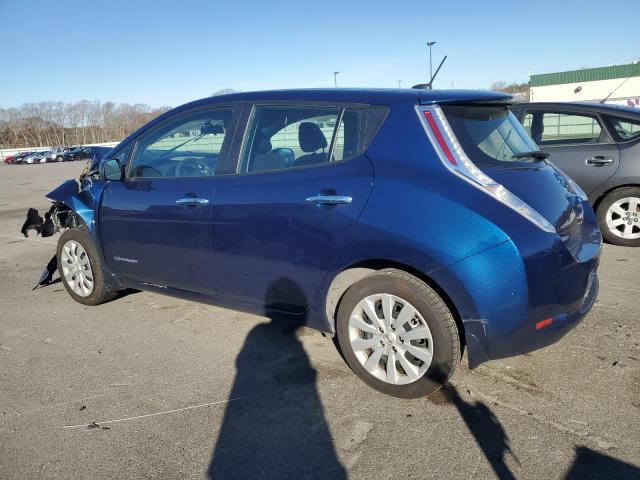 1N4BZ0CP8HC309643 - 2017 NISSAN LEAF S BLUE photo 2