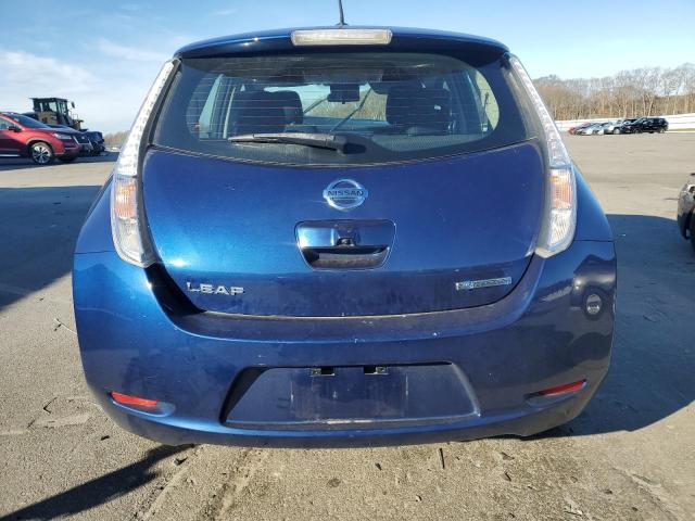 1N4BZ0CP8HC309643 - 2017 NISSAN LEAF S BLUE photo 6