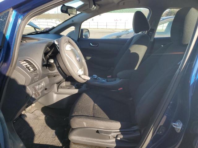 1N4BZ0CP8HC309643 - 2017 NISSAN LEAF S BLUE photo 7