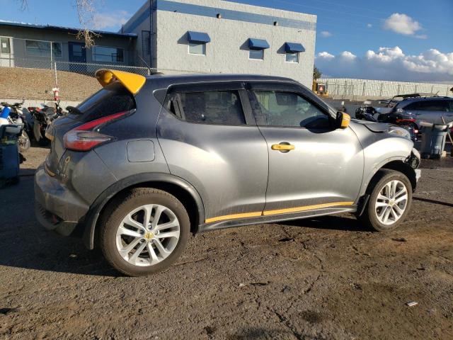 JN8AF5MV8FT565498 - 2015 NISSAN JUKE S GRAY photo 3