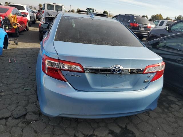 4T1BD1FK3CU022627 - 2012 TOYOTA CAMRY HYBRID BLUE photo 6