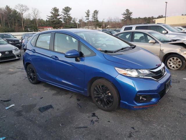 3HGGK5H64LM727417 - 2020 HONDA FIT SPORT BLUE photo 4