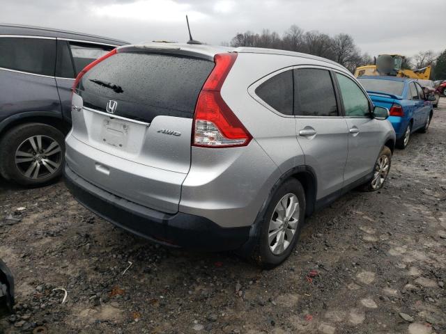 2HKRM4H70CH633920 - 2012 HONDA CR-V EXL SILVER photo 3