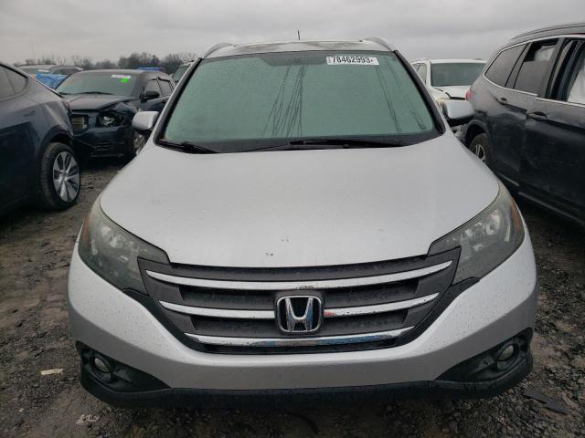 2HKRM4H70CH633920 - 2012 HONDA CR-V EXL SILVER photo 5