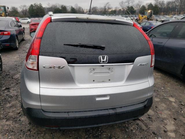 2HKRM4H70CH633920 - 2012 HONDA CR-V EXL SILVER photo 6