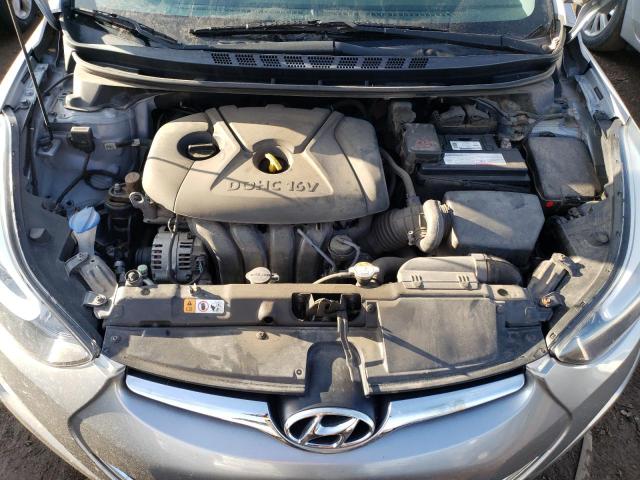 5NPDH4AE2FH602387 - 2015 HYUNDAI ELANTRA SE GRAY photo 11