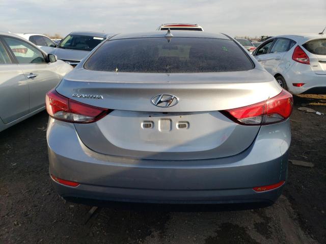 5NPDH4AE2FH602387 - 2015 HYUNDAI ELANTRA SE GRAY photo 6