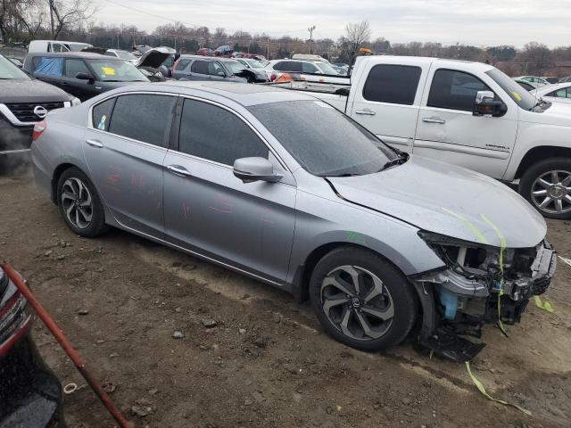 1HGCR2F88GA226174 - 2016 HONDA ACCORD EXL BLUE photo 4