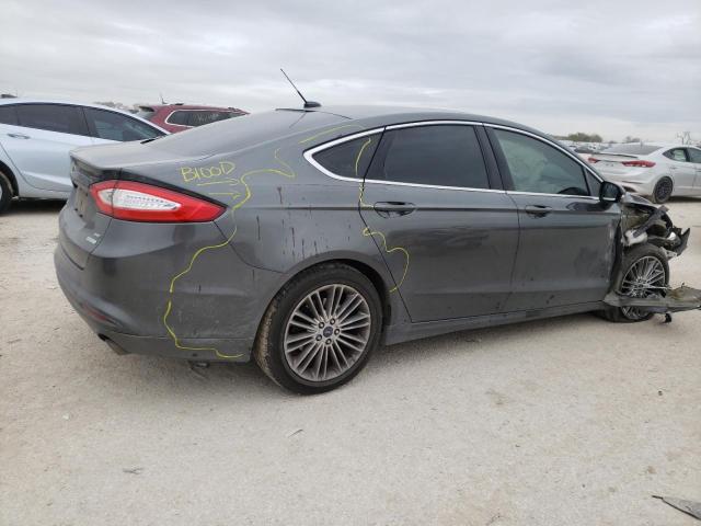 3FA6P0HD2FR293346 - 2015 FORD FUSION SE GRAY photo 3