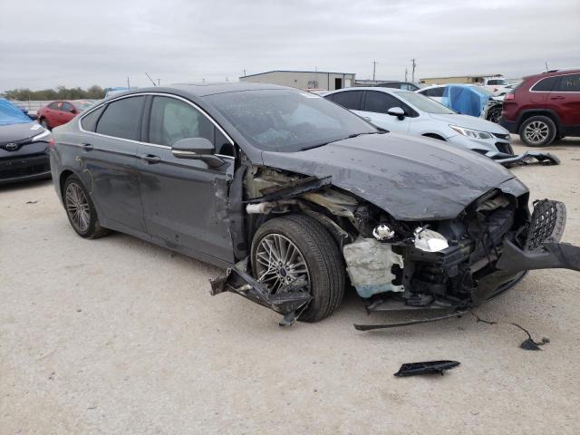 3FA6P0HD2FR293346 - 2015 FORD FUSION SE GRAY photo 4