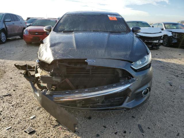 3FA6P0HD2FR293346 - 2015 FORD FUSION SE GRAY photo 5