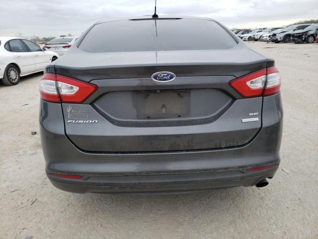 3FA6P0HD2FR293346 - 2015 FORD FUSION SE GRAY photo 6