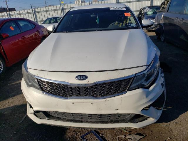 5XXGT4L31LG403202 - 2020 KIA OPTIMA LX WHITE photo 5