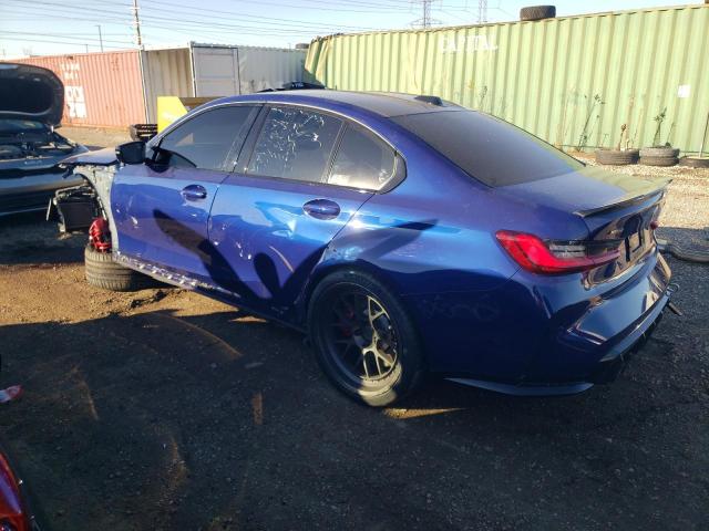WBS43AY07PFN36690 - 2023 BMW M3 COMPETITION BLUE photo 2