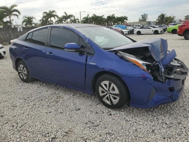 JTDKARFU9G3520615 - 2016 TOYOTA PRIUS BLUE photo 4