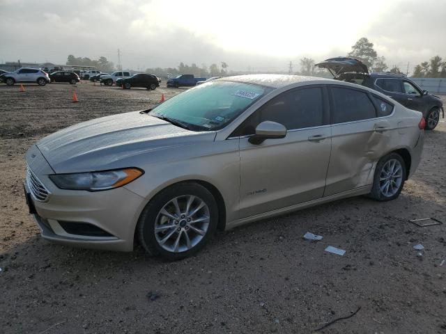 3FA6P0LU6HR386820 - 2017 FORD FUSION SE HYBRID TAN photo 1