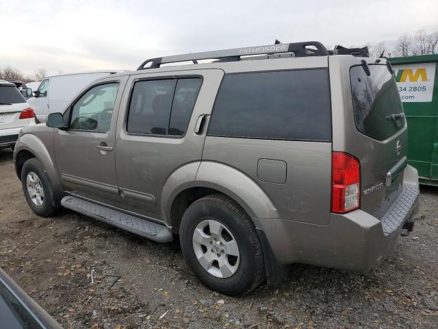 5N1AR18W75C787037 - 2005 NISSAN PATHFINDER LE GRAY photo 2