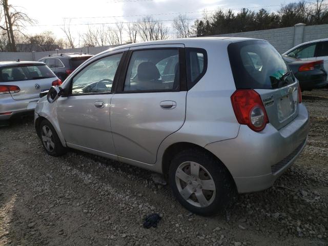 KL1TD6DE5BB140246 - 2011 CHEVROLET AVEO LS SILVER photo 2