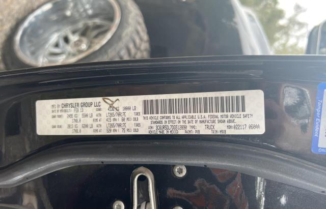 3C6UR5DL7DG512890 - 2013 RAM 2500 SLT შავი ფოტო 10