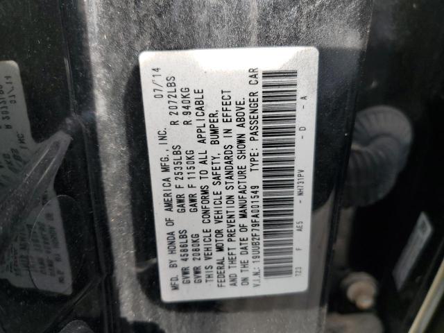 19UUB2F79FA001549 - 2015 ACURA TLX ADVANCE BLACK photo 12