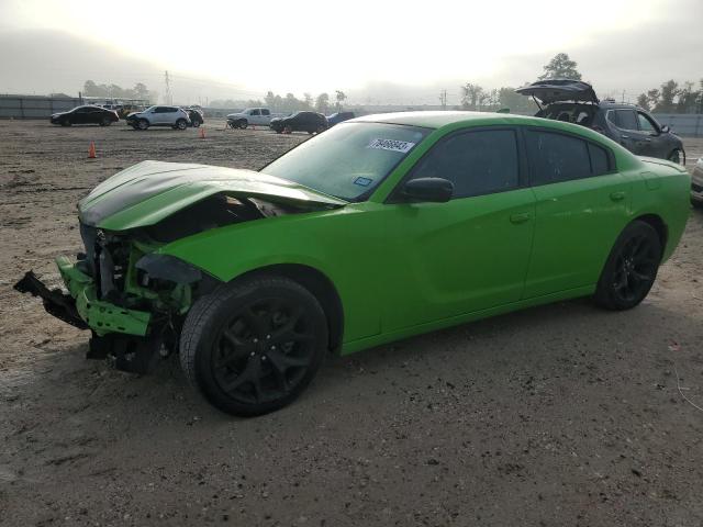 2C3CDXHG6HH575324 - 2017 DODGE CHARGER SXT GREEN photo 1