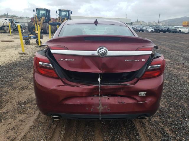 2G4GK5EX6G9158107 - 2016 BUICK REGAL MAROON photo 6