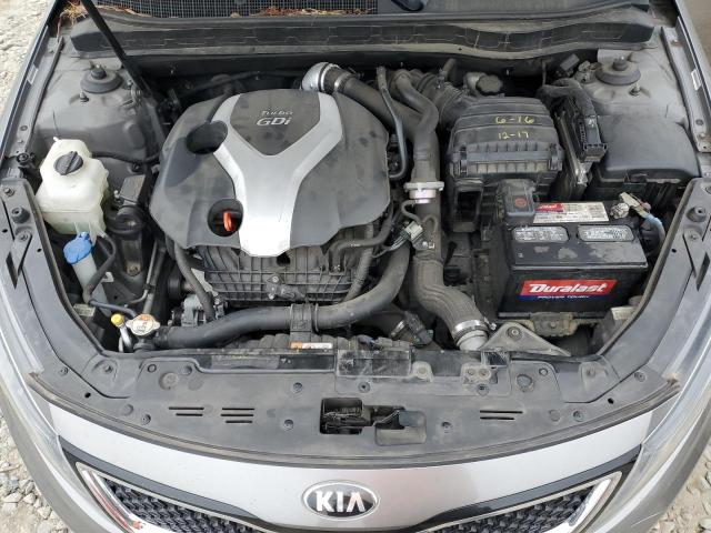 5XXGR4A67FG360646 - 2015 KIA OPTIMA SX GRAY photo 11