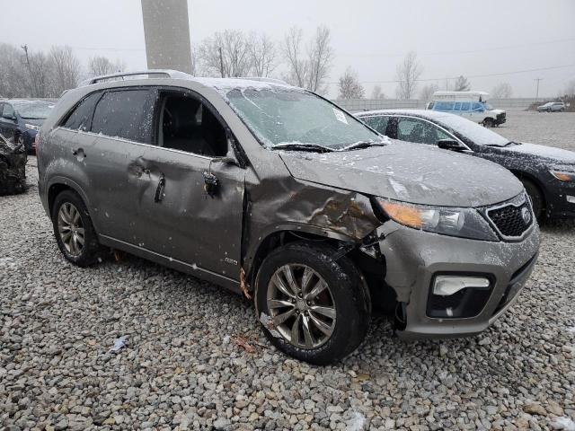 5XYKWDA26DG407755 - 2013 KIA SORENTO SX GRAY photo 4