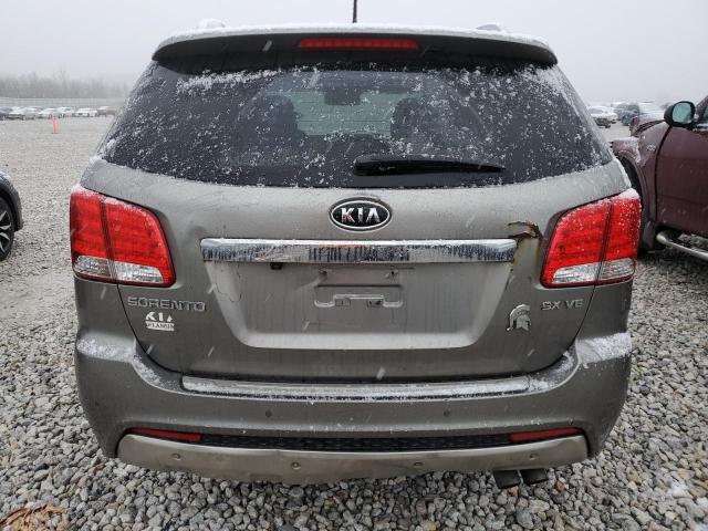 5XYKWDA26DG407755 - 2013 KIA SORENTO SX GRAY photo 6