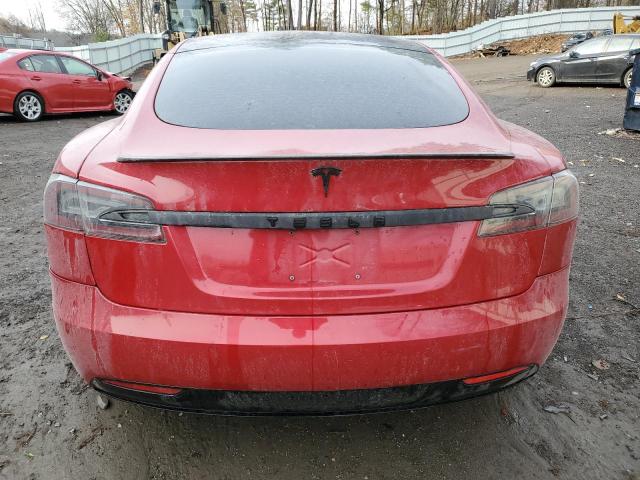 5YJSA1E4XJF245981 - 2018 TESLA MODEL S RED photo 6