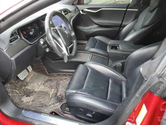 5YJSA1E4XJF245981 - 2018 TESLA MODEL S RED photo 7