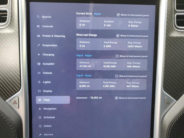 5YJSA1E4XJF245981 - 2018 TESLA MODEL S RED photo 9