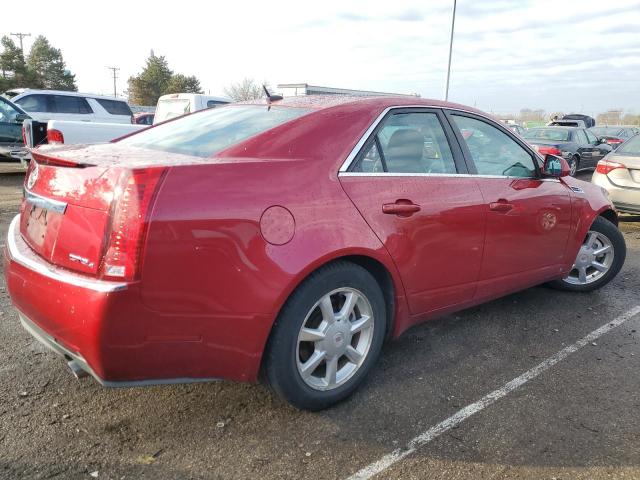 1G6DH577380149589 - 2008 CADILLAC CTS RED photo 3