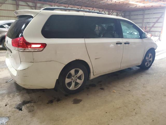 5TDZK3DC1CS233698 - 2012 TOYOTA SIENNA WHITE photo 3